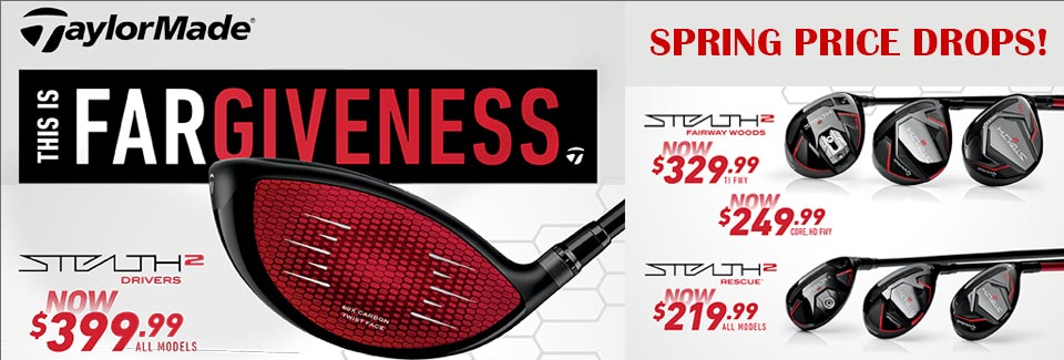 Spring Price Drop! Taylormade Stealth 2 Series